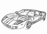 Coloring Pages Indy Car Gt Ford Popular Getcolorings sketch template