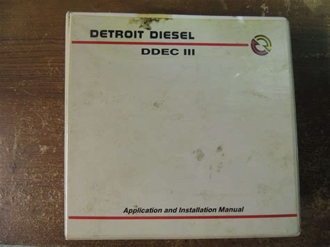 detroit diesel  series engines ddec iii application