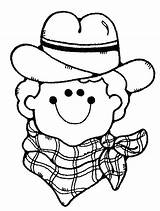 Cowboy Coloring Pages Cowgirl Getdrawings sketch template