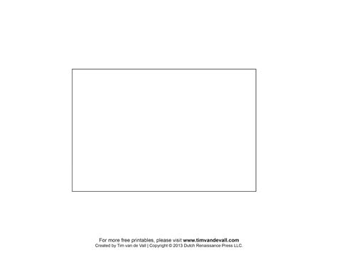 images  printable blank postcard template  blank