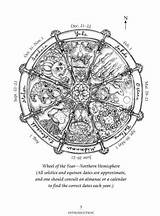 Recipes Sabbat Lore Rituals Solstice Coloring Wheel Winter Pages Imbolc Midsummer Litha Samhain Essentials Llewellyn Yule Brigid Ritual Carl Neal sketch template