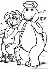 Coloring Pages Barney Bestcoloringpagesforkids sketch template