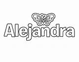 Alejandra Nombres sketch template