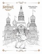 Nutcracker Coloring Realms Four Pages Printable Castle Activity Sheets Printables Disney Kids Print Clara Craft Family Check Cinema Luxury Downloadable sketch template