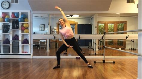 minute standing barre workout youtube