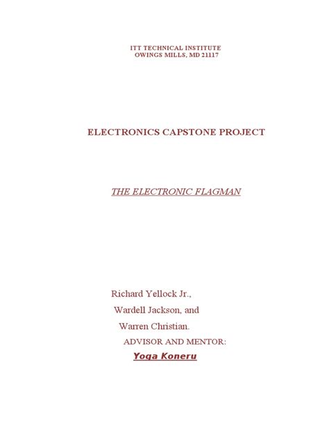 capstone document  cover table  contents paragraph