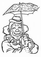 Coloring Pages Clowns Clown sketch template