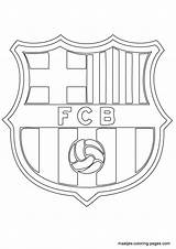 Barcelona Coloring Logo Pages Soccer Fc Messi Colouring Liverpool Club Players Maatjes Print Popular Barça Search sketch template