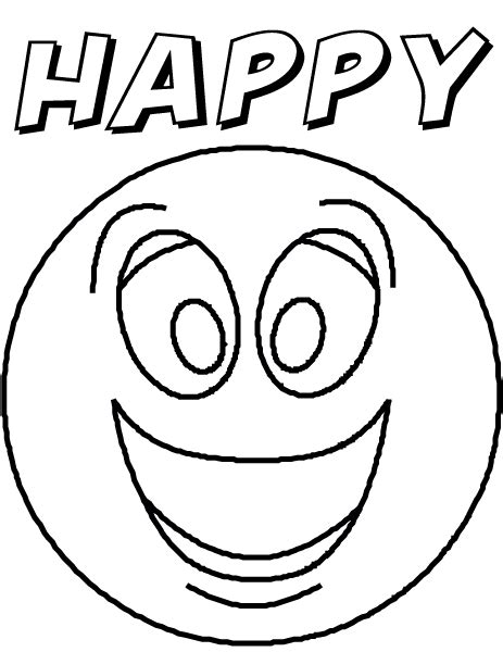printable coloring pages emotions