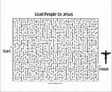 Bible Kids Printables Mazes Activities Maze Printable Jesus Worksheet Lead People Christian Church sketch template