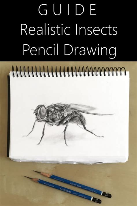 learn  draw realistic insects   pencil drawings realistic