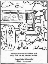 Bus Safety Coloring School Pages Printable Rules Worksheets Driver Color Sheets Worksheet Getcolorings Popular Template Worksheeto Preschool sketch template