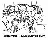 Lego Iron Man Coloring Hulkbuster Printable Pages Kids Description sketch template