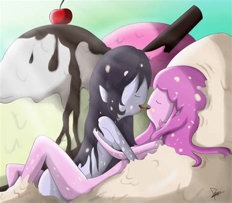 Rule 34 2girls Adventure Time Black Hair Female Marceline Multiple