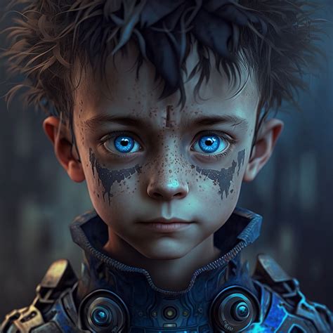 ai generated boy kid royalty  stock illustration image