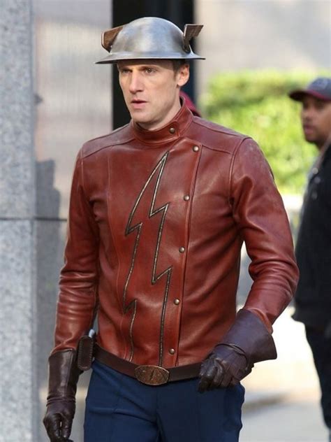 Jay Garrick The Flash Brown Leather Jacket Slim Fit Leather Jackets