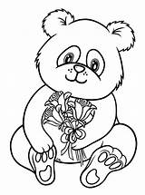 Panda Baby Cute Coloring Pages Getcolorings Color Colo Printable sketch template