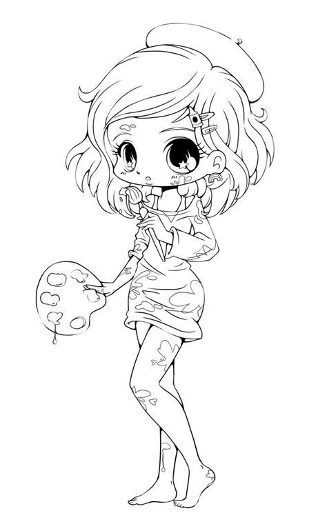 cute chibi coloring pages coloring pages
