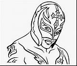 Wwe Coloring Pages Rey Mysterio Printable Rock Wrestling Logo Sin Cara Punk Drawing Kids Lucha Aj Print Superstars Sheets Color sketch template