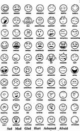 Coloring Pages Faces Emotional Emotion Printable Emotions Feelings Face Feeling Expression Chart Facial Feel Today sketch template