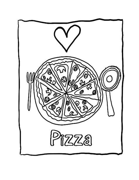 pin  coloringrocks  food coloring pages pizza coloring page