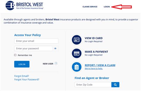 bristol west agent login bristol west insurance payment