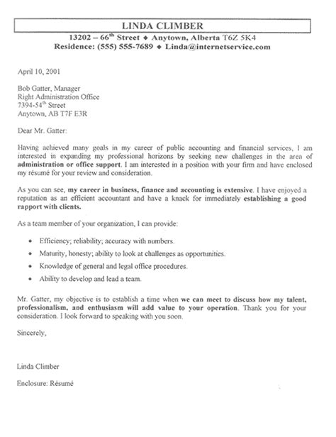 accountant cover letter