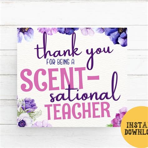 scentsational teacher teacher appreciation week