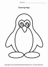 Coloring Pages Penguin Simple Kids Easy Printable Outline Basic Color Christmas Penguins Cartoon Drawing Emperor Chinstrap Cute Getcolorings Getdrawings Car sketch template