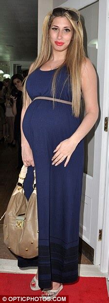 Stacey Solomon Enjoys A Night Out As She Shows Off Her Bump In Navy