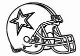 Helmet Coloring Football Pages Cowboys Dallas Nfl Helmets Color Rocks College Downloadtemplates Via Preschoolers Logo Choose Board Kids Activityshelter sketch template