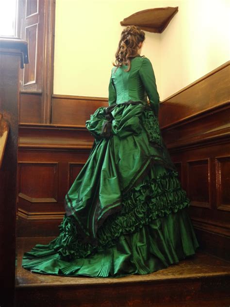 victorian style walking dress clare hepburn