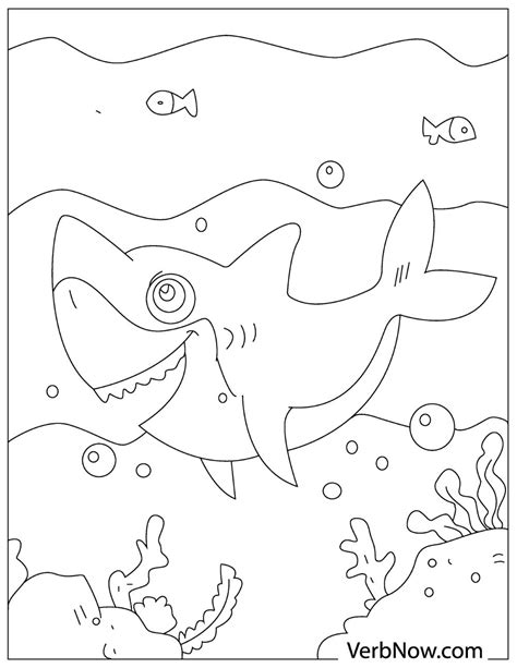 sharks coloring pages   printable  verbnow