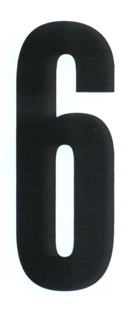 number    black  white adhesive mm
