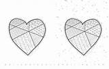 Coloring Heart Geometric Pages Delineateyourdwelling Forget Turned End Would Don They If sketch template