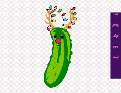 christmas pickle svg    christmas pickle svg etsy