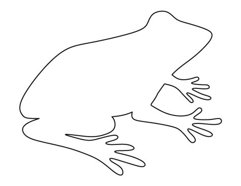 create adorable frog crafts    printable pattern