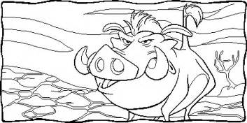 pumbaa coloring page super coloring