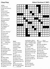 Printable Crossword Puzzles Easy Adults Coloring Print Large Source sketch template