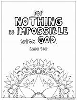 Coloring Luke Nothing Impossible God 37 Pages Overflows Cup September Color Printable Template Getcolorings sketch template