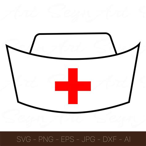 nurse hat svg red cross svg medical sign doctor svg etsy