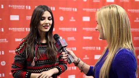 Victoria Justice Sundance Interview At The First Time