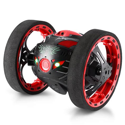 peg  jumping sumo  smart bounce rc car red