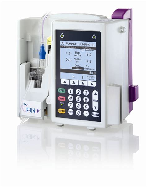 hospira plum  pump iv infusion informacion modelo