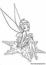Coloring Pages Fairy Tinkerbell Printable Sheets Disney Periwinkle Visit Colouring Snow Kids sketch template