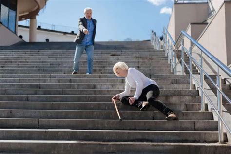 stairs safer   elderly tips  happy family