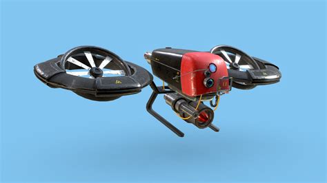 cyberpunk drone concept design    model  berk gedik atberkgedik