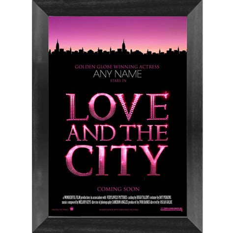 custom spoof movie poster sex and the city drinkstuff