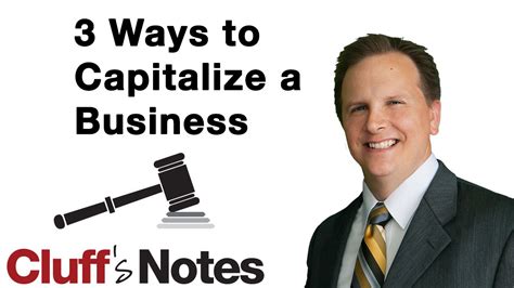 ways  capitalize  business youtube