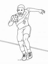 Balonmano Handball sketch template